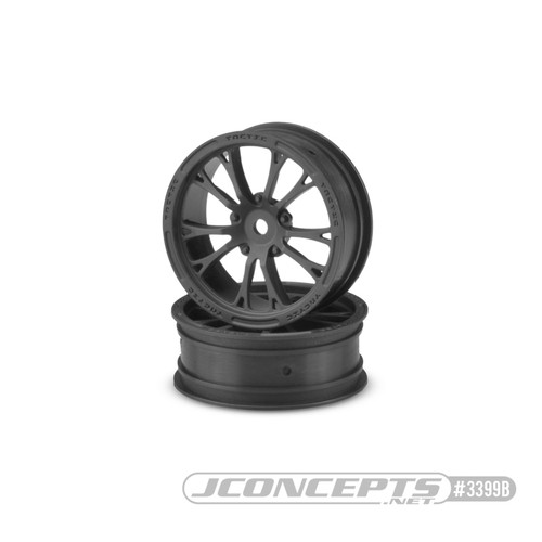 JConcepts Tactic Street Eliminator 2.2" Front Drag Racing Wheels (2) (Black) w/12mm Hex (JCO3399B) JConcepts Tactic Street Eliminator 2.2" Front Drag Racing Wheels (2) (Black) w/12mm Hex (JCO3399B)