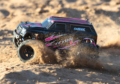 Traxxas LaTrax Teton オフロード RCカー 中古品 Traxxas LaTrax Teton 1/18 4WD RTR Monster Truck (Pink