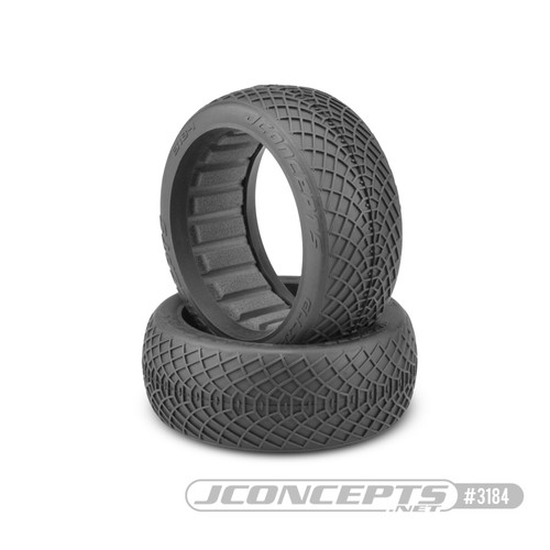 JConcepts Ellipse 1/8th Buggy Tires (2) (Green) (JCO3184-02)