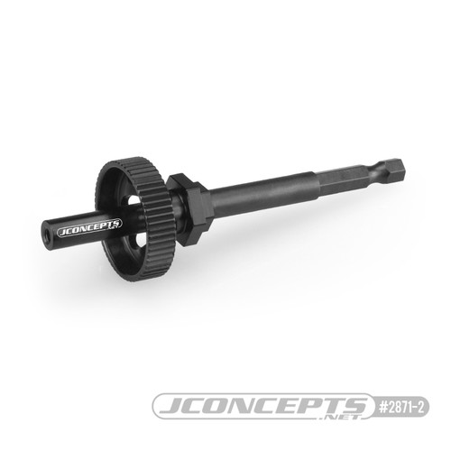 JConcepts Tire Break-In Drill Adaptor Kit (Black) (JCO2871-2)