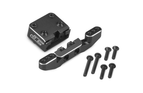JConcepts B6/B6D Aluminum Front Camber Link Mount Bulkhead (Black) (JCO2568-2) JConcepts B6/B6D Aluminum Front Camber Link Mount Bulkhead (Black) (JCO2568-2)