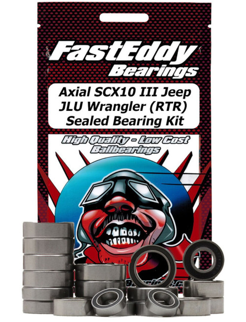 FastEddy Axial SCX10 III Jeep JLU Wrangler RTR Sealed Bearing Kit (TFE6103) FastEddy Axial SCX10 III Jeep JLU Wrangler RTR Sealed Bearing Kit (TFE6103)
