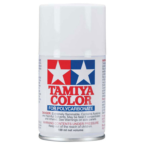 Tamiya PS-1 White Lexan Spray Paint (3oz) (TAM86001)