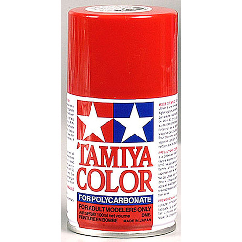 Tamiya PS-2 Red Lexan Spray Paint (3oz) (TAM86002) Tamiya PS-2 Red Lexan Spray Paint (3oz) (TAM86002)