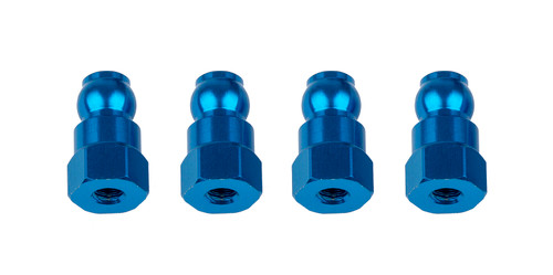 Team Associated RC10B74 10mm Shock Bushing (Blue) (4) (ASC92159)