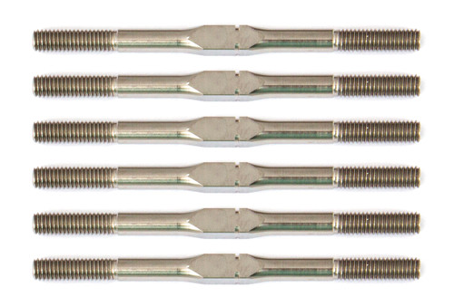 Team Associated RC10B6.2 Factory Team 3x48mm Titanium Turnbuckle Set (ASC91727)