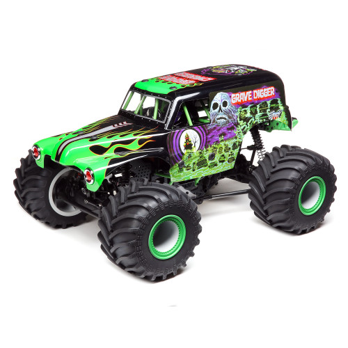 Losi LMT Grave Digger RTR 1/10 4WD Solid Axle Monster Truck w/DX3 2.4GHz Radio (LOS04021T1) Losi LMT Grave Digger RTR 1/10 4WD Solid Axle Monster Truck w/DX3 2.4GHz Radio (LOS04021T1)