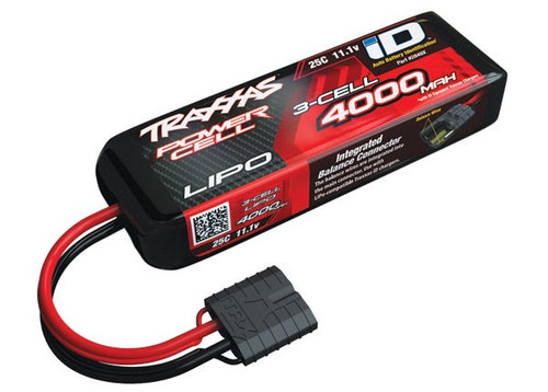 Traxxas 3S "Power Cell" 25C LiPo Battery w/iD Traxxas Connector (11.1V/4000mAh) (TRA2849X) Traxxas 3S "Power Cell" 25C LiPo Battery w/iD Traxxas Connector (11.1V/4000mAh) (TRA2849X)
