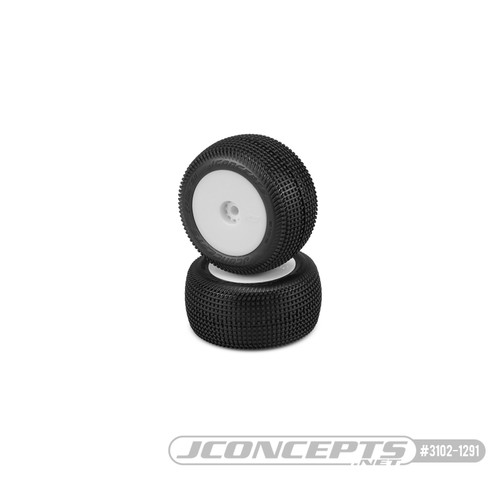JConcepts Mini-T 2.0 Sprinter Pre-Mounted Rear Tires (White) (2) (Green) (JCO3102-1291) JConcepts Mini-T 2.0 Sprinter Pre-Mounted Rear Tires (White) (2) (Green) (JCO3102-1291)