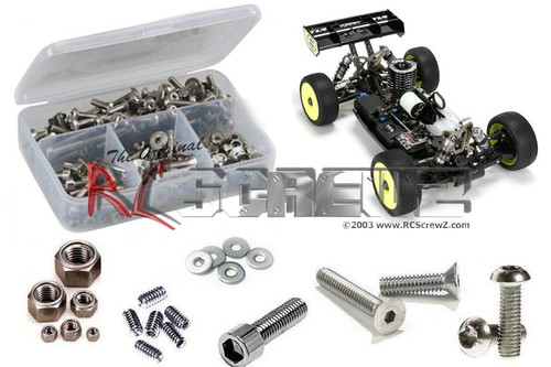 RC Screwz TLR 8IGHT 4.0 1/8th Buggy Stainless Screw Kit (RCZLOS085)