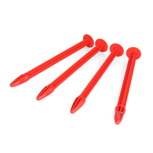 DE Racing 1/8 Buggy Tire Spikes (Red) (4) (DER-TSB-R)