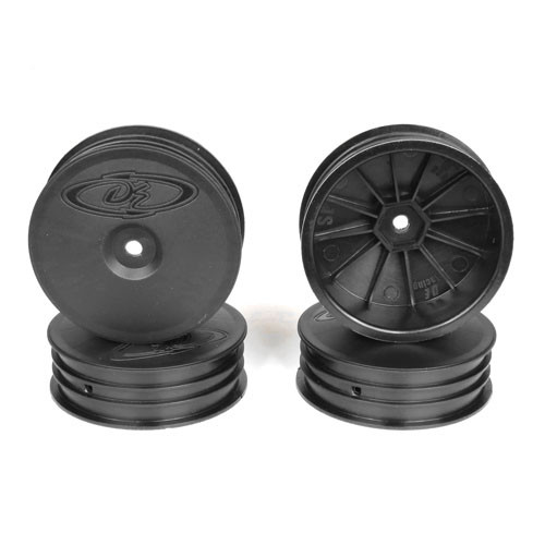 DE Racing Speedline Slim 2.2 2WD Buggy Front Wheel (Black) (4) (22 5.0) w/12mm Hex (DER-SB4-SLB) DE Racing Speedline Slim 2.2 2WD Buggy Front Wheel (Black) (4) (22 5.0) w/12mm Hex (DER-SB4-SLB)