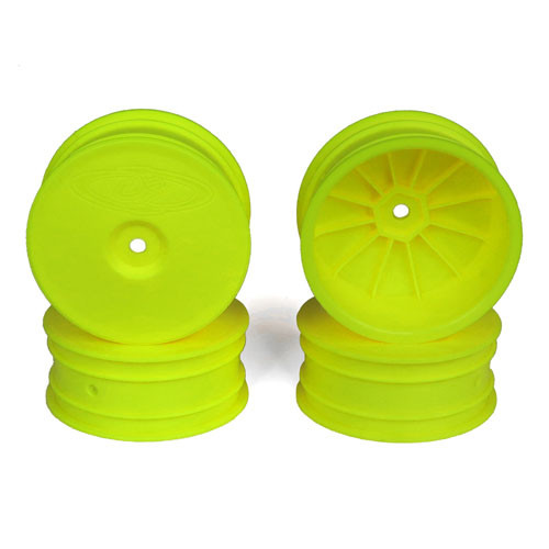 DE Racing Speedline 2.2 4WD Buggy Front Wheel (Yellow) (4) (B74/22) w/12mm Hex (DER-SB4-A4Y) DE Racing Speedline 2.2 4WD Buggy Front Wheel (Yellow) (4) (B74/22) w/12mm Hex (DER-SB4-A4Y)