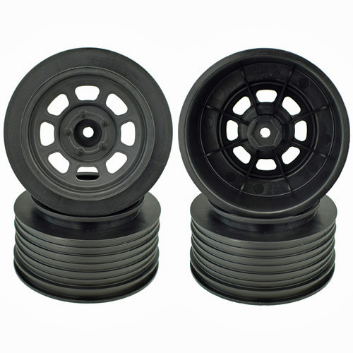 DE Racing Speedway SC Short Course Dirt Oval Wheels (Black) (4) (19mm Backspace) (Slash Front) w/12mm Hex (DER-DS4-FB) DE Racing Speedway SC Short Course Dirt Oval Wheels (Black) (4) (19mm Backspace) (Slash Front) w/12mm Hex (DER-DS4-FB)