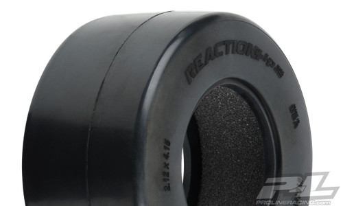 Pro-Line Reaction Plus HP Belted Wide Drag Slick 2.2/3.0 SCT Rear Tires (2) (S3) (PRO10188-203)