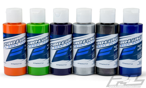 Pro-Line RC Body Airbrush Paint Secondary Color Set (6) (PRO6323-01) Pro-Line RC Body Airbrush Paint Secondary Color Set (6) (PRO6323-01)