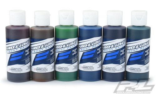 Pro-Line RC Body Airbrush Paint Candy Set (6) (PRO6323-07) Pro-Line RC Body Airbrush Paint Candy Set (6) (PRO6323-07)