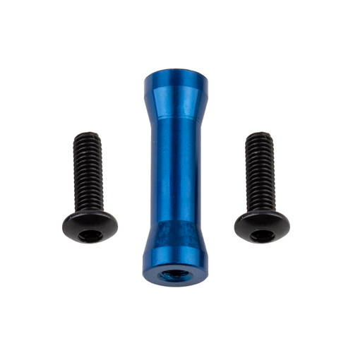 Team Associated RC10B6.3 Factory Team Aluminum Wing Mount Brace Set (Blue) (ASC91903)