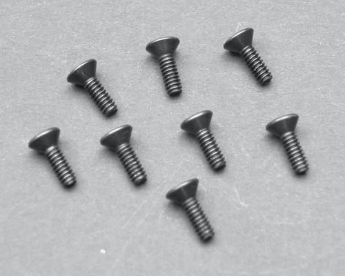 Custom Works 4-40x3/8" Flat Head Screws (8) (CSW5263)