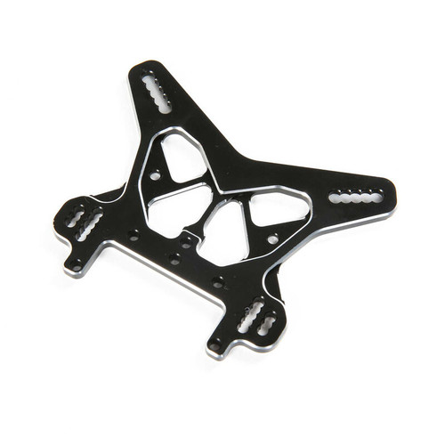 Team Losi Racing 8X/8XE Aluminum Rear Shock Tower (Black) (TLR244062)