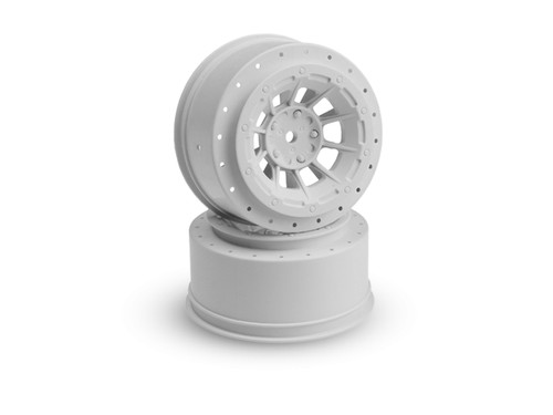JConcepts 12mm Hex Hazard Short Course Wheels (White) (2) (TEN-SCTE) (JCO3352W)