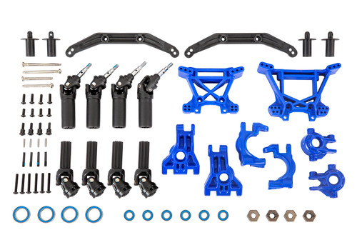 Traxxas Outer Driveline & Suspension Upgrade Kit Extreme Heavy Duty (Blue) (TRA9080X) Traxxas Outer Driveline & Suspension Upgrade Kit Extreme Heavy Duty (Blue) (TRA9080X)