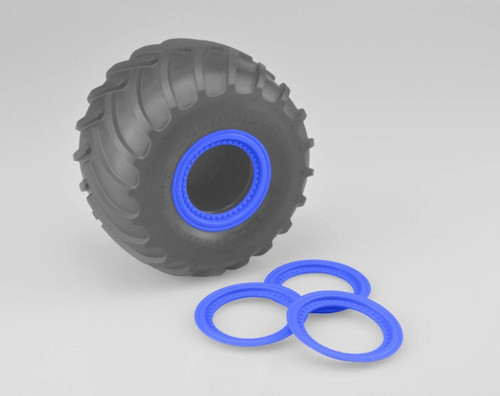JConcepts Tribute Monster Truck Wheel Mock Beadlock Rings (Blue) (4) (JCO2651-1) JConcepts Tribute Monster Truck Wheel Mock Beadlock Rings (Blue) (4) (JCO2651-1)