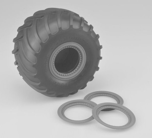 JConcepts Tribute Monster Truck Wheel Mock Beadlock Rings (Silver) (4) (JCO2651-8) JConcepts Tribute Monster Truck Wheel Mock Beadlock Rings (Silver) (4) (JCO2651-8)