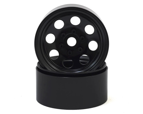 SSD RC 8 Hole 1.9” Steel Beadlock Wheels (Black) (SSD00268) SSD RC 8 Hole 1.9” Steel Beadlock Wheels (Black) (SSD00268)