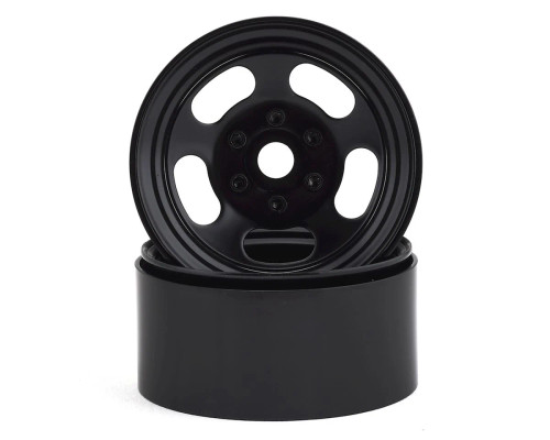 SSD RC Slot 1.9” Steel Beadlock Wheels (Black) (SSD00274) SSD RC Slot 1.9” Steel Beadlock Wheels (Black) (SSD00274)