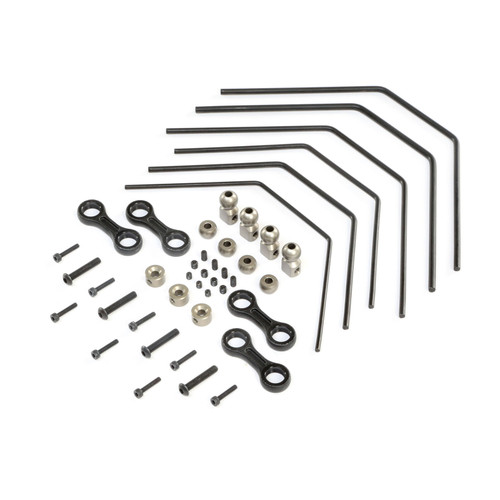 Team Losi Racing 8IGHT-X Anti Roll Sway Bar & Mounting Hardware Set (TLR244041)