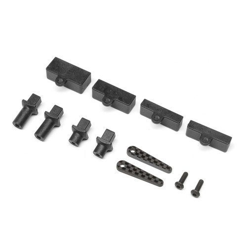 Team Losi Racing 22X-4 Carbon Tab Battery Mount Set (TLR231102)