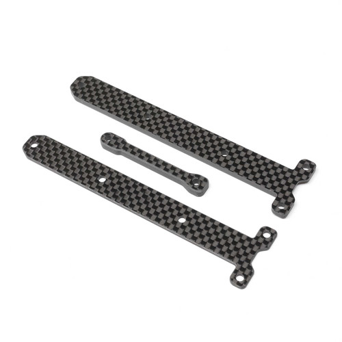 Team Losi Racing 22X-4 Carbon Chassis Brace Supports (1.5 & 3.5mm) (TLR231104)