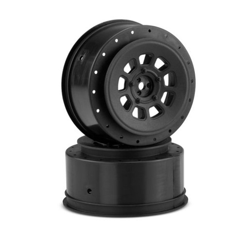 JConcepts 9-Shot Short Course Wheels w/3mm Offset (2) (Black) w/12mm Hex (JCO3420B) JConcepts 9-Shot Short Course Wheels w/3mm Offset (2) (Black) w/12mm Hex (JCO3420B)
