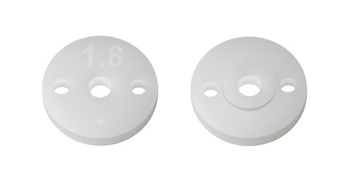 Team Associated Factory Team 13mm 2mm Shock Piston (2) (2x1.8mm) (ASC91938)