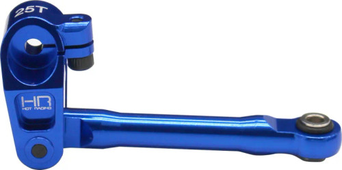 Hot Racing Traxxas Maxx Aluminum Fixed Steering Link w/25T Servo Arm (Blue) (HRAMXX48SH25) Hot Racing Traxxas Maxx Aluminum Fixed Steering Link w/25T Servo Arm (Blue) (HRAMXX48SH25)