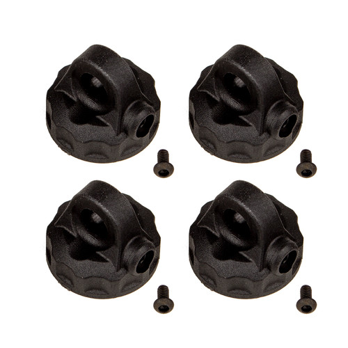Team Associated 13mm Shock Caps (4) (ASC91926)