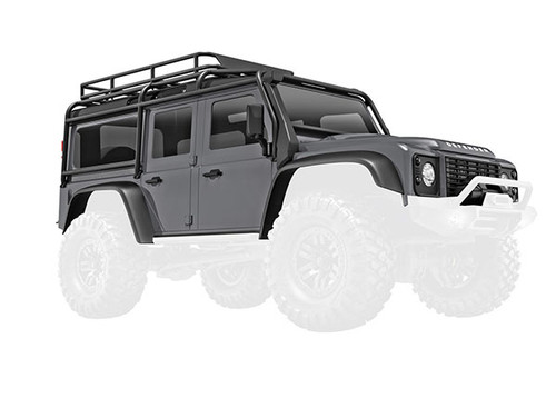 Traxxas TRX-4M Land Rover Defender Complete Body Set (Silver) (TRA9712-SLVR)