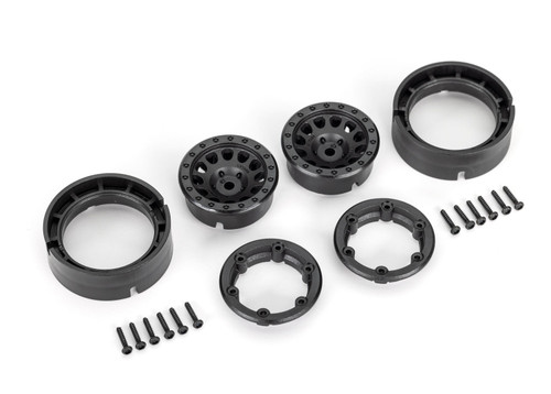Traxxas TRX-4M 1.0 Method 105 Beadlock Race Wheels (Black, Beadlock) (2) (TRA9781)