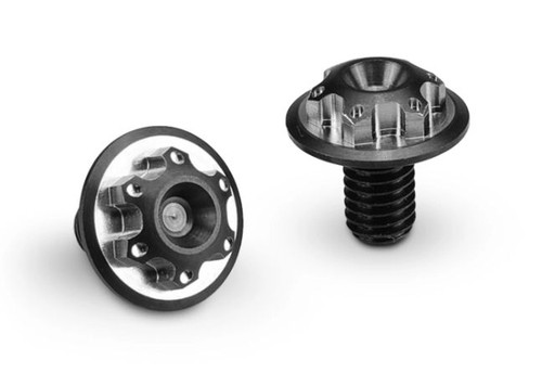 JConcepts 6x10mm Finnisher Titanium License Plate Screws (2) (Black) (JCO11000) JConcepts 6x10mm Finnisher Titanium License Plate Screws (2) (Black) (JCO11000)