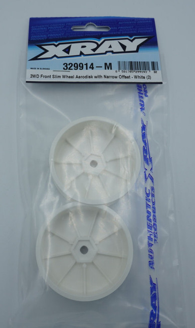 XRAY Slim "Aerodisk" 2WD Front Buggy Wheels (White) (2) (XB2) w/12mm Hex (XRA329914-M) XRAY Slim "Aerodisk" 2WD Front Buggy Wheels (White) (2) (XB2) w/12mm Hex (XRA329914-M)