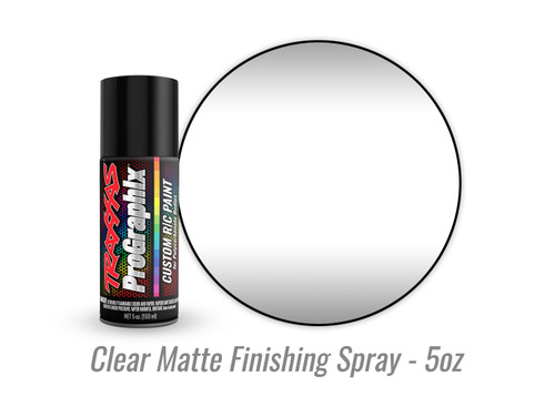 Traxxas ProGraphix "Matte Finishing Spray" Custom R/C Lexan Spray Paint (5oz) (Clear) (TRA5047)