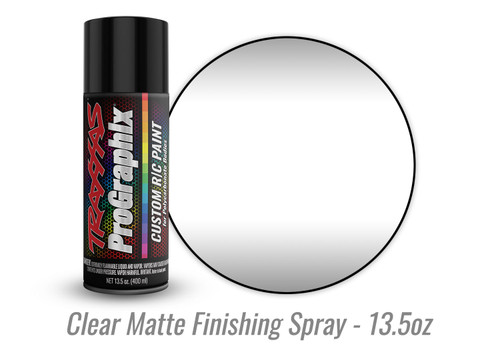 Traxxas ProGraphix "Matte Finishing Spray" Custom R/C Lexan Spray Paint (13.5oz) (Clear) (TRA5047X) Traxxas ProGraphix "Matte Finishing Spray" Custom R/C Lexan Spray Paint (13.5oz) (Clear) (TRA5047X)