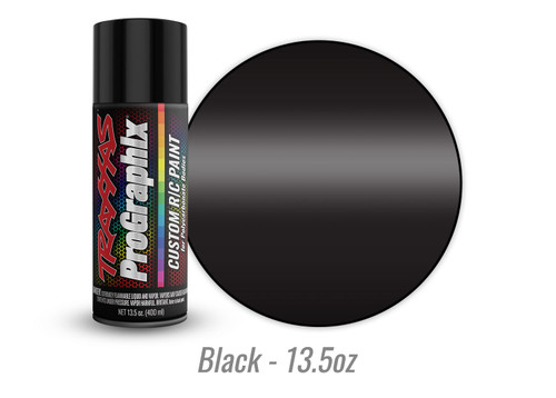 Traxxas ProGraphix "Black" Custom R/C Lexan Spray Paint (13.5oz) (TRA5055X) Traxxas ProGraphix "Black" Custom R/C Lexan Spray Paint (13.5oz) (TRA5055X)