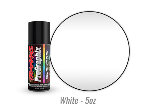 Traxxas ProGraphix "White" Custom R/C Lexan Spray Paint (5oz) (TRA5056)