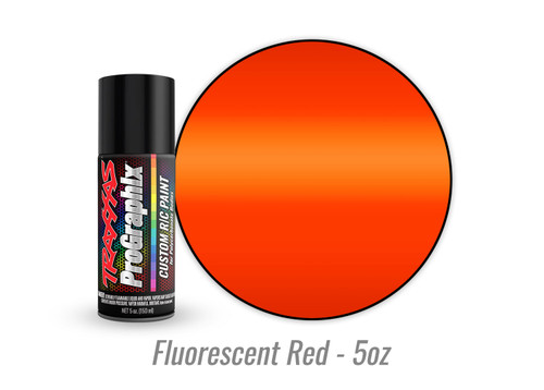 Traxxas ProGraphix "Fluorescent Red" Custom R/C Lexan Spray Paint (5oz) (TRA5067) Traxxas ProGraphix "Fluorescent Red" Custom R/C Lexan Spray Paint (5oz) (TRA5067)