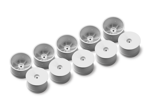 XRAY "Aerodisk" 2.2 Rear Buggy Wheels (White) (10) (XB2/XB4) (Medium) w/12mm Hex IFMAR (10) (XRA329901-M)