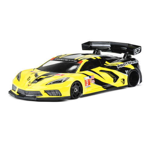 Protoform Chevrolet Corvette C8 GT12 Body (Clear) (PRM1575-20) Protoform Chevrolet Corvette C8 GT12 Body (Clear) (PRM1575-20)
