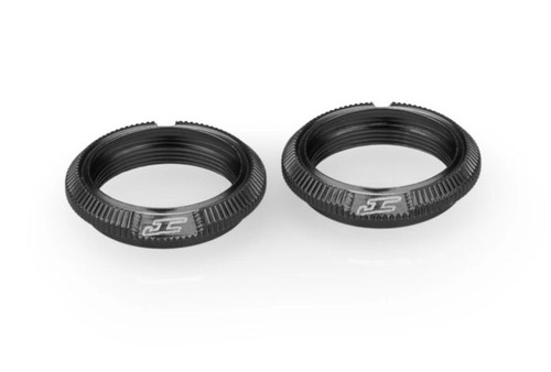 JConcepts Fin Aluminum 13mm Shock Collar (Black) (2) (JCO2702-2)