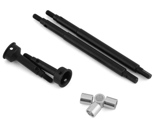 Hot Racing Traxxas TRX-4M +5mm Front & Rear Hardened Steel Drive Axles (HRASTRXM39W05) Hot Racing Traxxas TRX-4M +5mm Front & Rear Hardened Steel Drive Axles (HRASTRXM39W05)